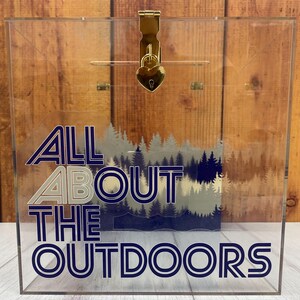 9″ x 9″ x 10″H Clear Event Card Box with Slide Out Bottom | Mitzvah Decor | Party Decor | Event Decor