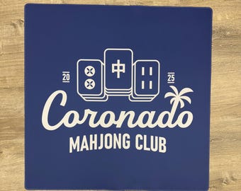 Mahjong Mat |Custom White MahJong (mah-jongg) Mat Tablecloth