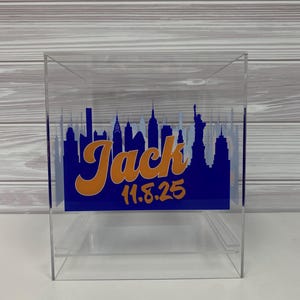 9″ x 9″ x 10″H Clear Event Card Box with Slide Out Bottom | Mitzvah Decor | Party Decor | Event Decor
