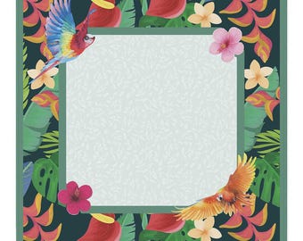 Mahjong Mat |Paradise Blooms