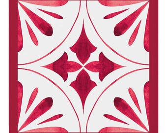 Mahjong Mat |Point Taken Red