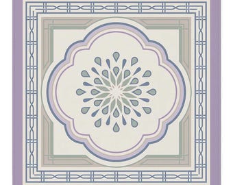 Lavender Medallion