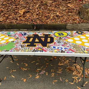Custom Beer Pong Table | College Gift | University Gift | Teenager Gift | Custom Games Table | College Decision Gift | College Student Gift
