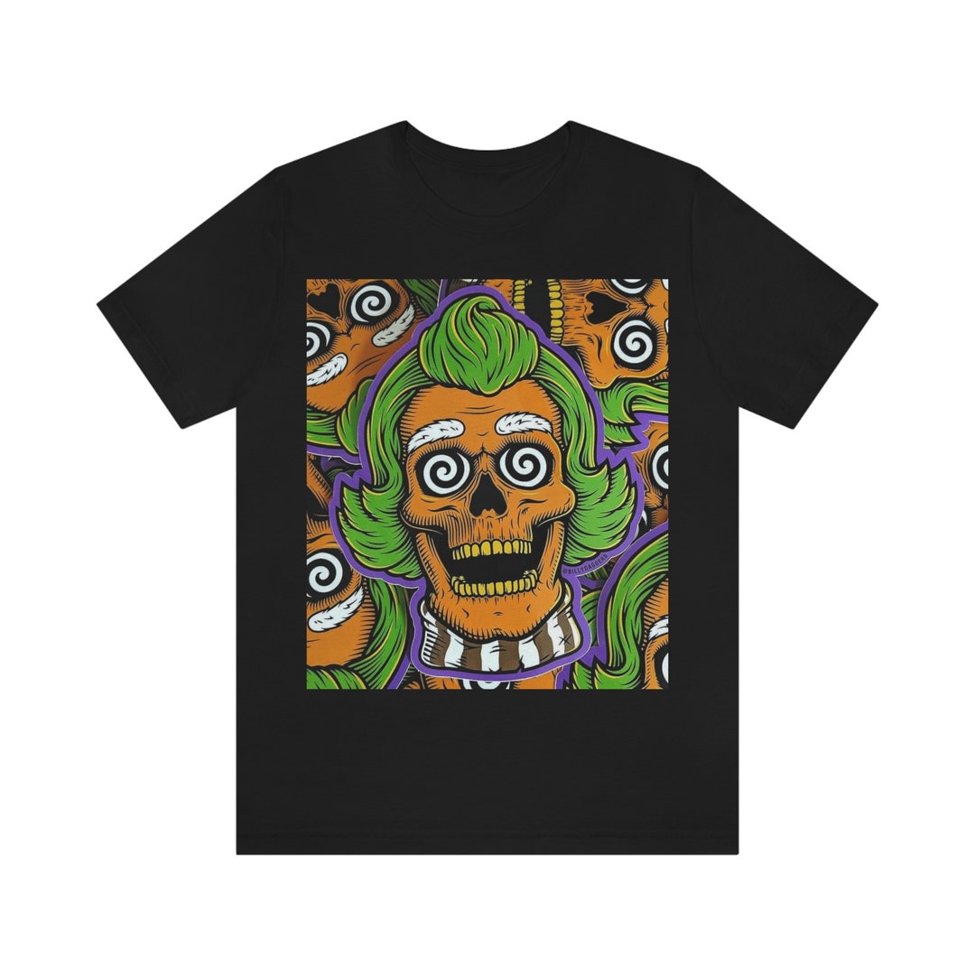 Hypebeast Shirts Willy Wonka Trippy Custom Made T Shirt Etsy