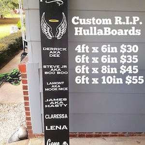 RIP HullaBoard Signs