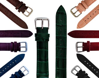 Bracelet de montre fait main et cousu main en Belgique en cuir de requin | Atelier Decoster