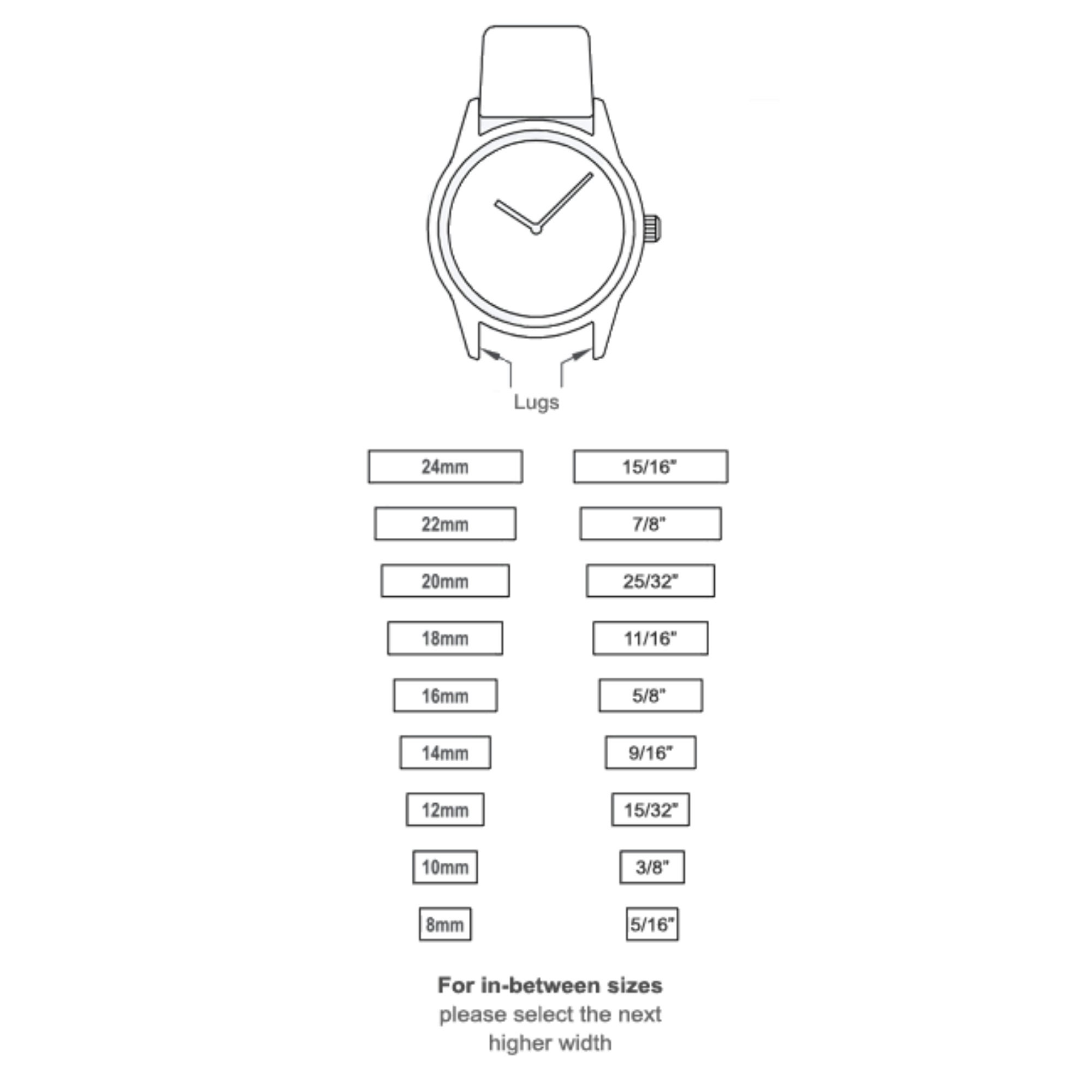 Cinturino Per Orologio In Pelle WOCCI Grace - Sgancio Rapido, Fibbia In Acciaio Inossidabile - Larghezze 12-20mm - Foto 12