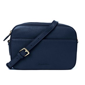 Leder Cross Body Kameratasche