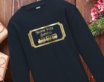 Kids Train Christmas Jumper - Polar Express Train, Christmas for Kids