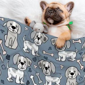 Plush Dog Blanket, Soft Warm Pet Throw for Dogs, Sofa, Bed Car Seat Protector, Dog Mom, New Pet Owners, Pet Accessories