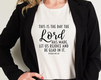 Psalm 118:24 Scripture Wall Art, Farmhouse Decor (Digital Files)