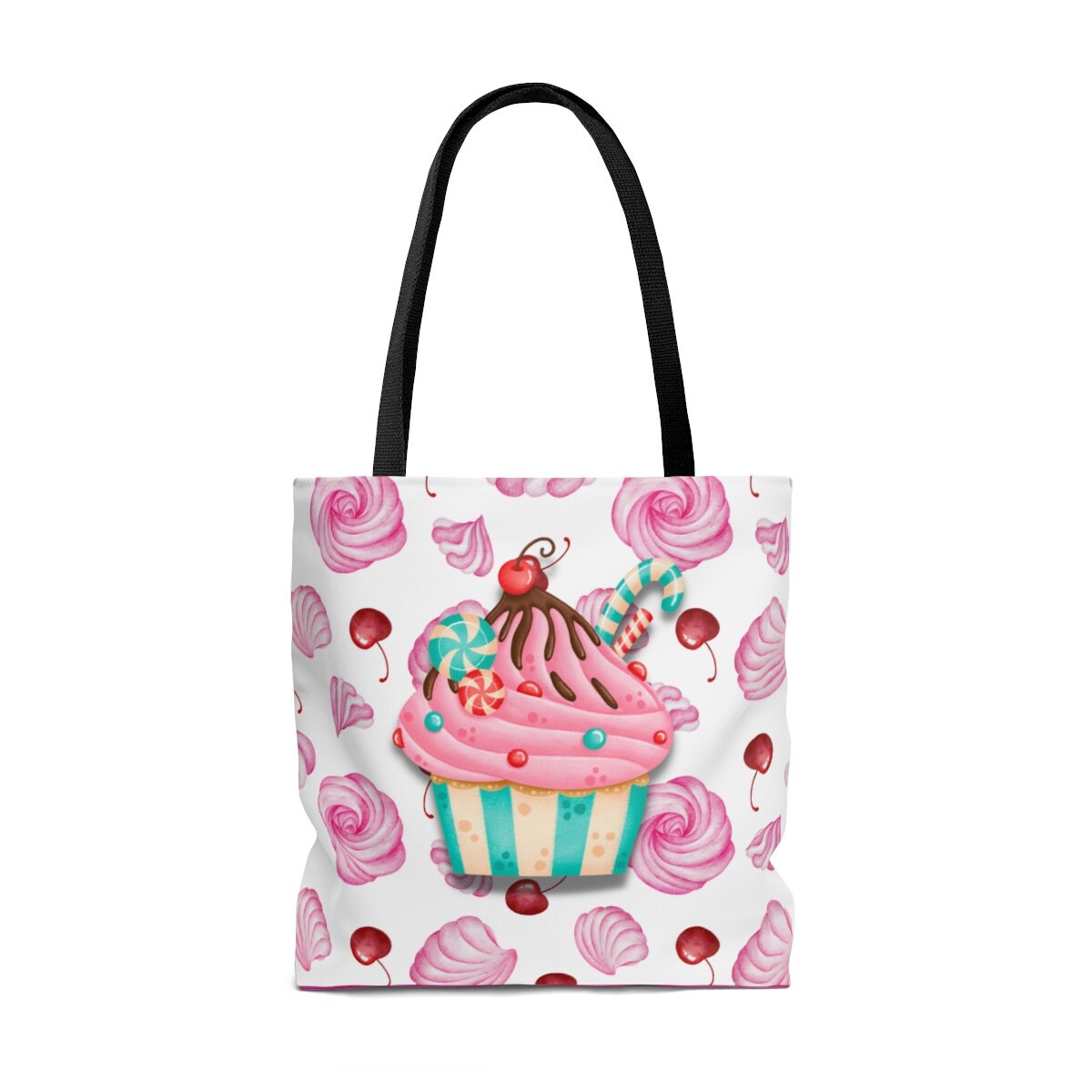 Cupcake Tote Bag, Cupcake Market Bag, Cupcake Tote Bag, Cupcake Gift Tote, Cupcake Lovers Tote