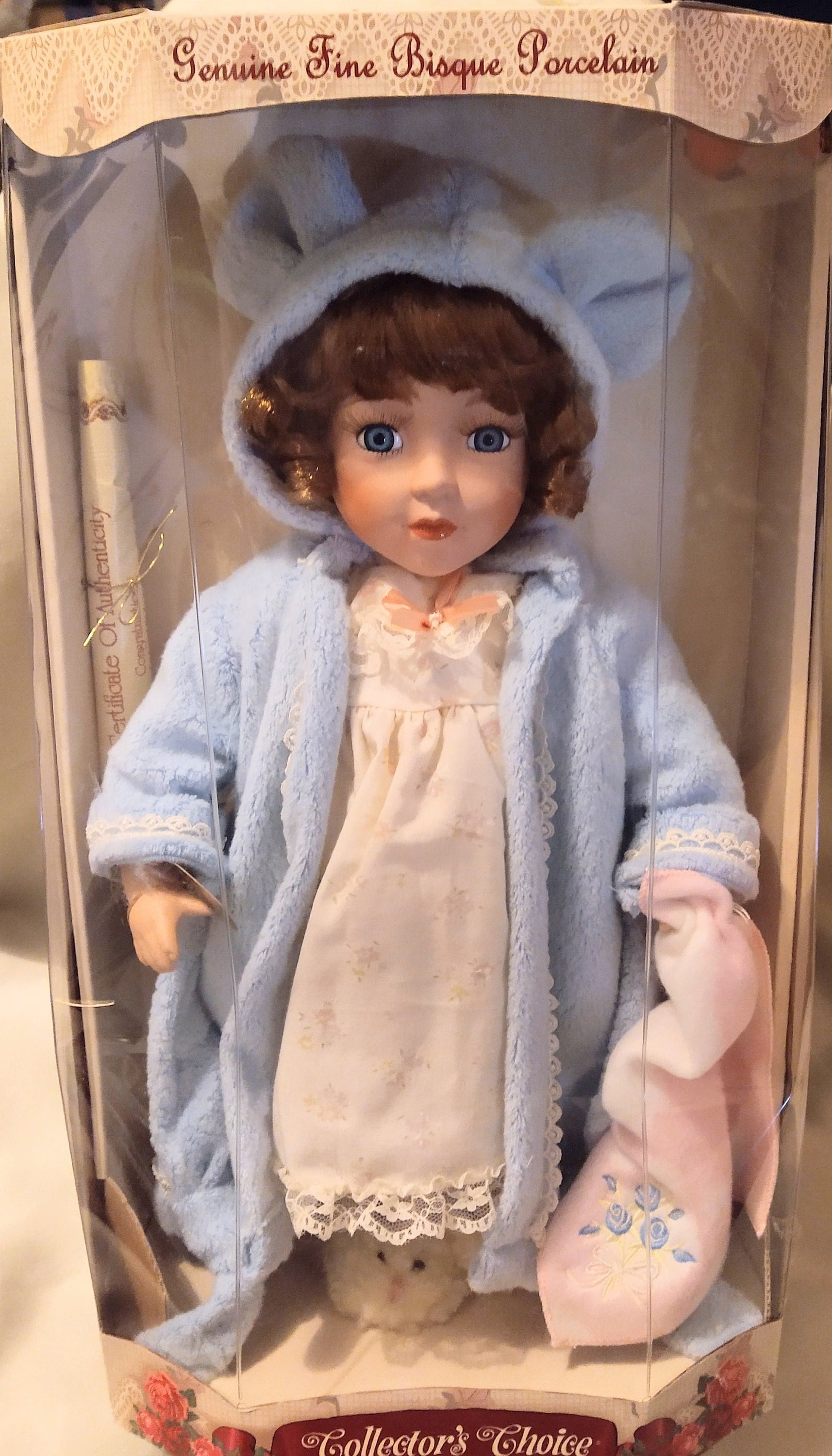 Genuine Fine Bisque Porcelain Doll