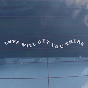 Inhaler Love will get you there decal