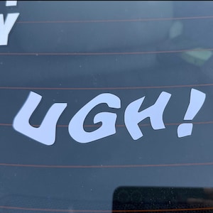 The 1975 UGH!  decal