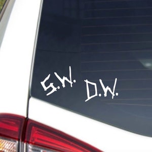 Supernatural Sam and Dean Winchester decal