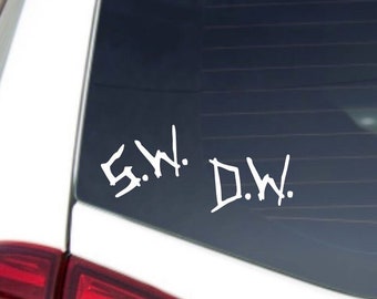 Supernatural Sam and Dean Winchester decal