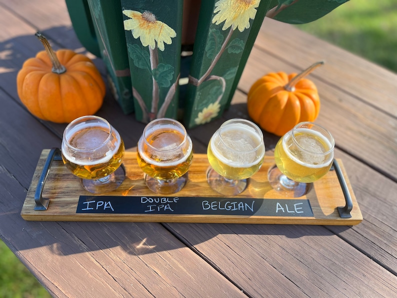Beer Flight Serving Tray Wine Flight Whiskey Flight Etsy