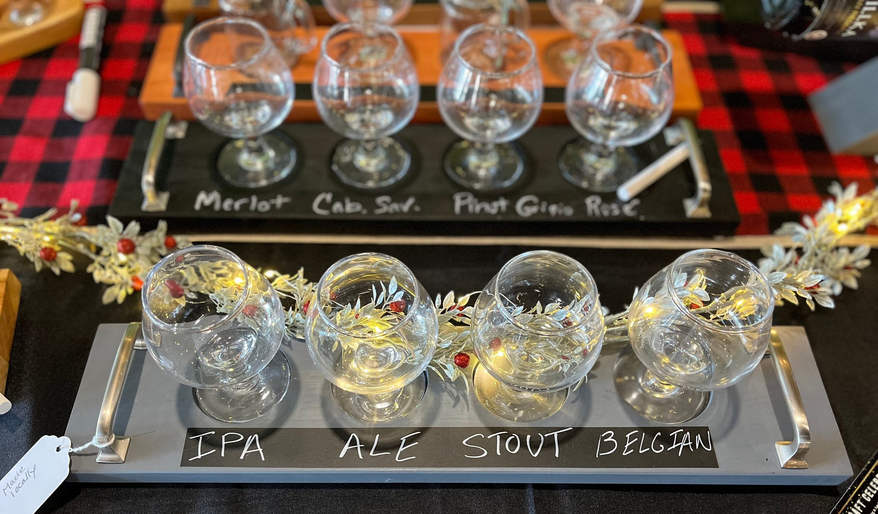 Beer Flight Serving Tray Wine Flight Whiskey Flight Etsy