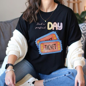 Theme park shirt, roller coaster fan, gift idea amusement park fan, T-shirt roller coaster saying, group T-shirt, group shirts, perfect day