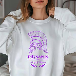 Epic Odysseus Sweater, Greece Sweater, Greek Mythology, Odyssey, Greek Gods, Ancient Greece, King of Ithaca