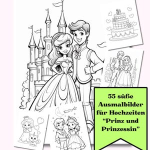 Princess Print Out Coloring Pages - Etsy