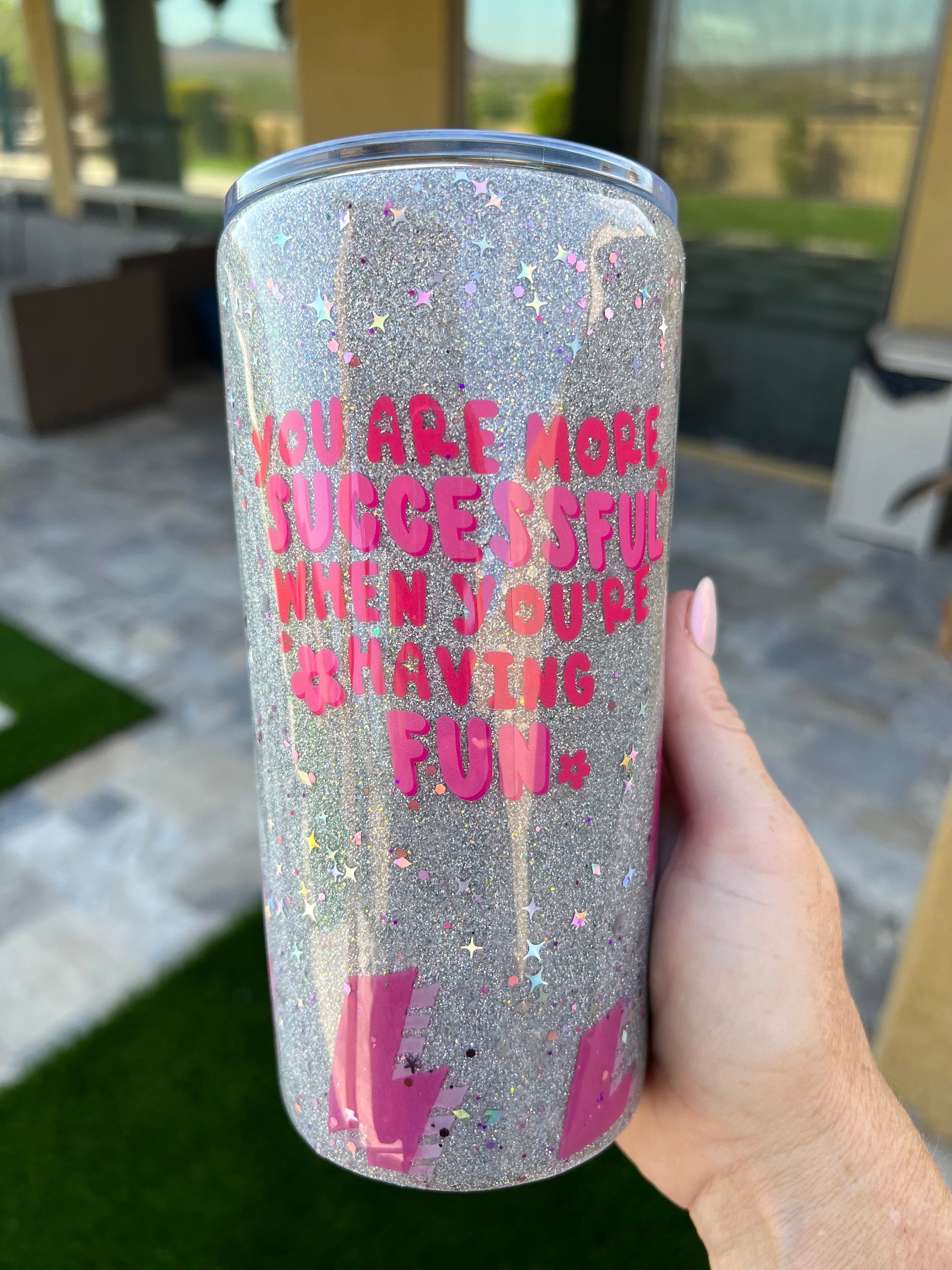 Stainless Insulated Blender Bottle Motivational Quote, Go Hard