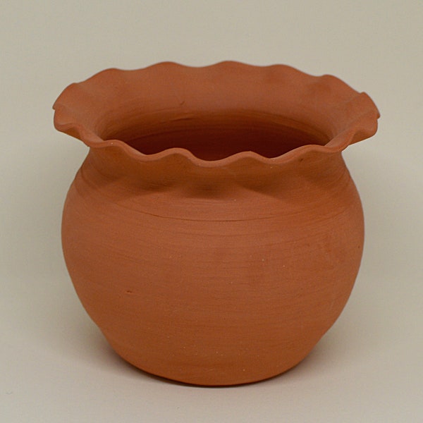 Clay Flower Pot Etsy
