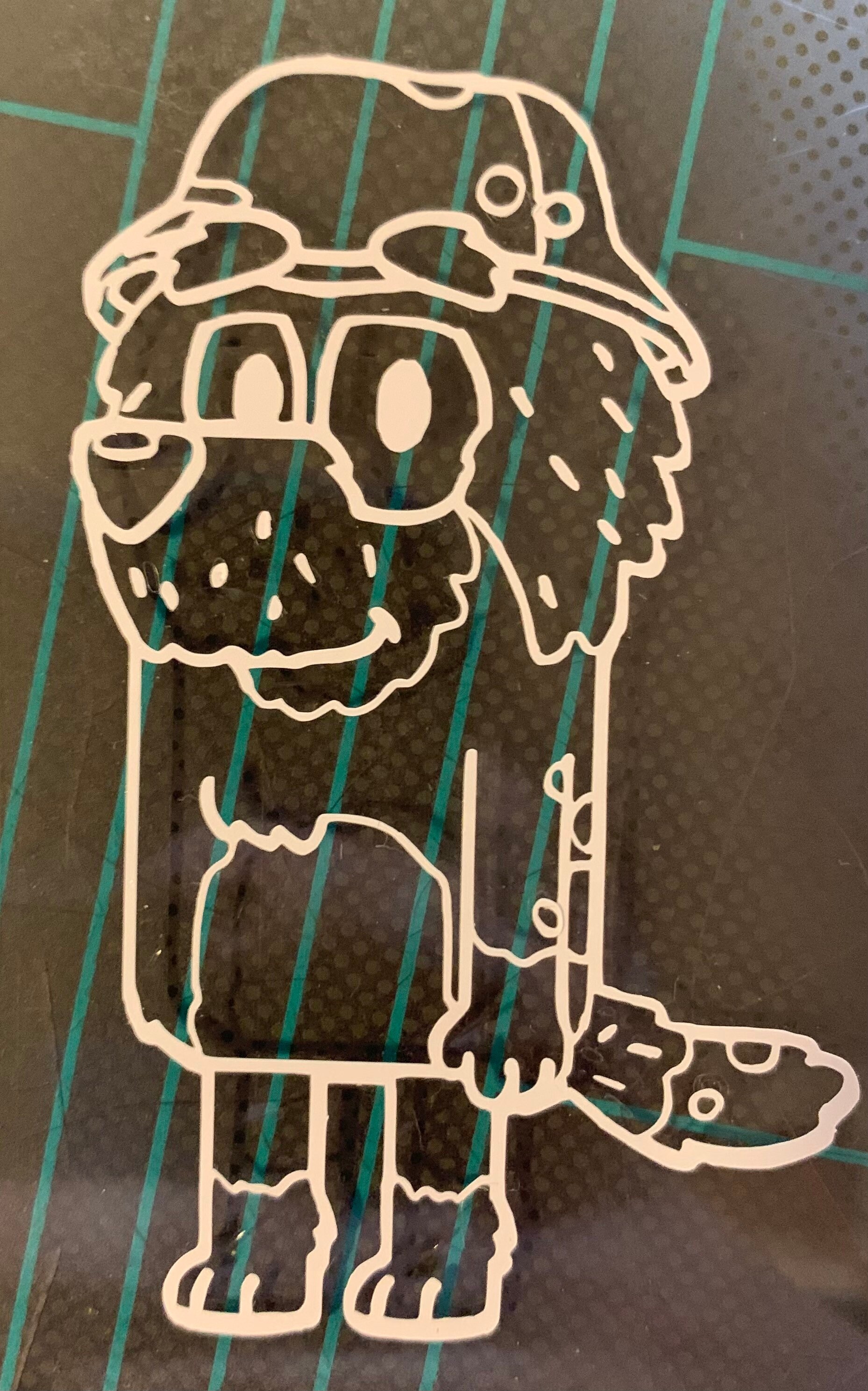 Grandad Chili Heelers Dad Bluey Vinyl Decal Vinyl Sticker Etsy India