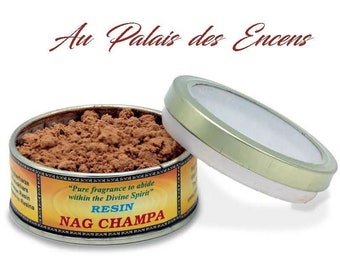 NAG CHAMPA incense in natural resin (unit approx. 80gr): yoga purification meditation