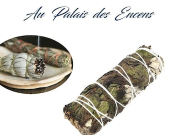 Fagot association Sage & Mint a Bruler ( +/- 26gr) : meditation relaxation chase negative energies purify place of life