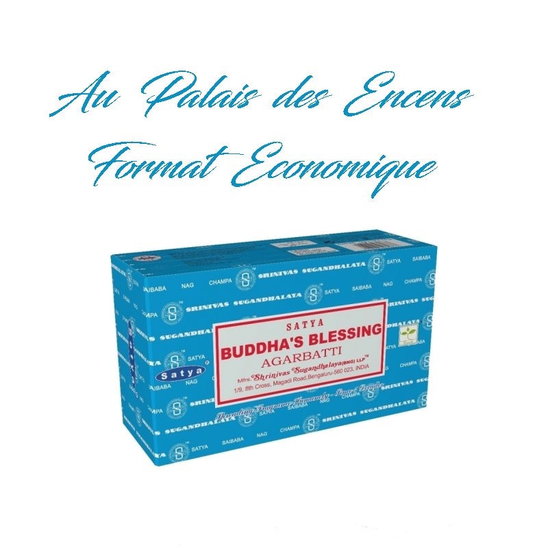 12 Étuis de Bâtons Encens Satya Bouddha Blessing Pour Vos Séances Méditation , Relaxation Chasser Le