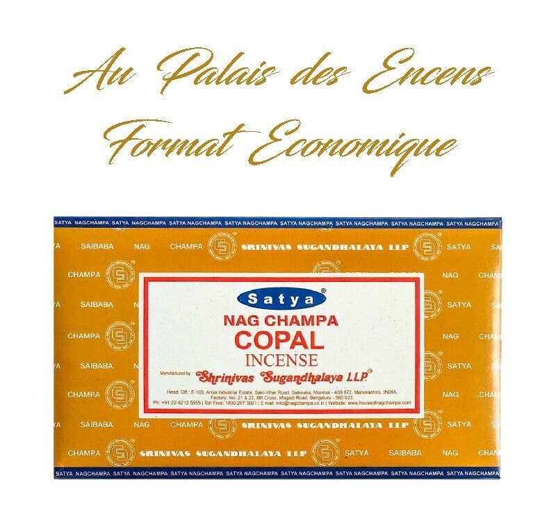 12 Étuis de Bâtons Encens Satya Copal Pour Vos Séances Méditation , Relaxation Chasser Les Énergies