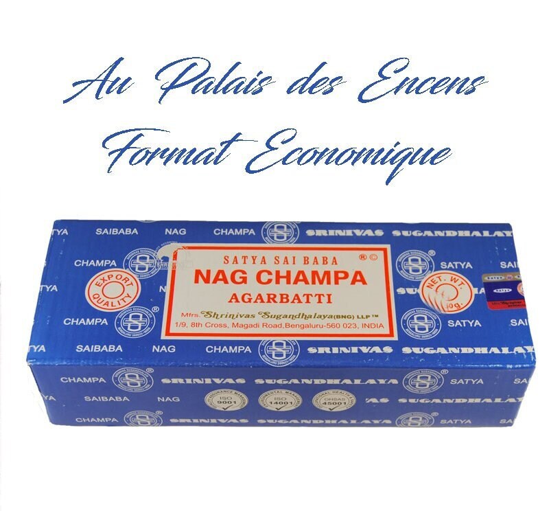 12 Étuis de Bâtons Encens Satya Nag Champa Pour Vos Séances Méditation , Relaxation Chasser Les Éner