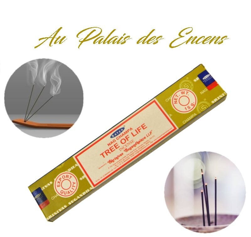 Bâtons Encens Satya Arbre de Vie Pour Vos Séances de Méditation , Relaxation Chasser Les Énergies Né