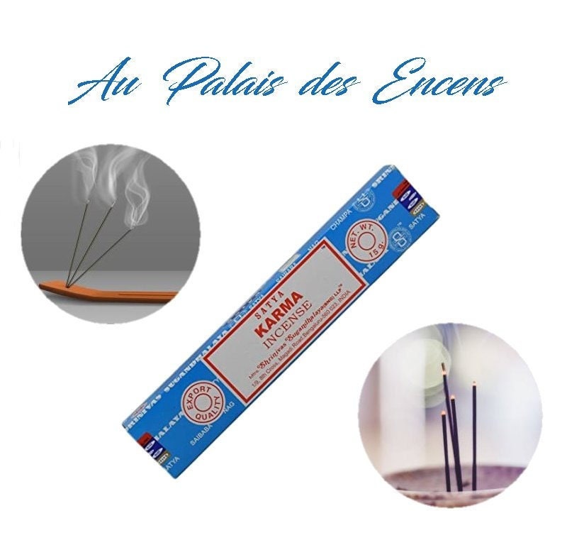 Bâtons Encens Satya Karma Pour Vos Séances de Méditation , Relaxation Chasser Les Énergies Négatives