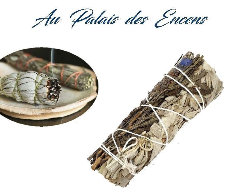 Fagot Association Sauge & Lavande A Bruler | +/ - 31Gr Meditation Relaxation Chasser Les Energies Ne