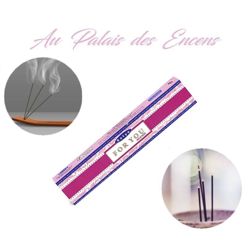 Bâtons Encens Satya For You Pour Vos Séances de Méditation , Relaxation Chasser Les Énergies Négativ
