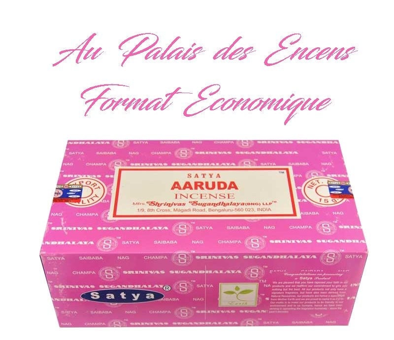 12 Étuis de Bâtons Encens Satya Aaruda Pour Vos Séances Méditation , Relaxation Chasser Les Énergies