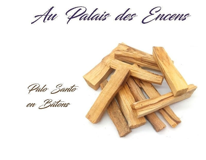 Batons de Palo Santo A Bruler | Etui +/ - 50Gr Meditation Relaxation Chasser Les Energies Negatives