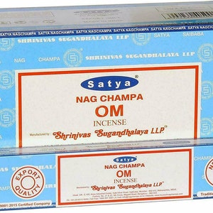 Satya OM Incense sticks for your meditation sessions, relaxation, to chase away negative energies... image 2