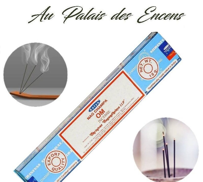 Satya OM Incense sticks for your meditation sessions, relaxation, to chase away negative energies... image 1