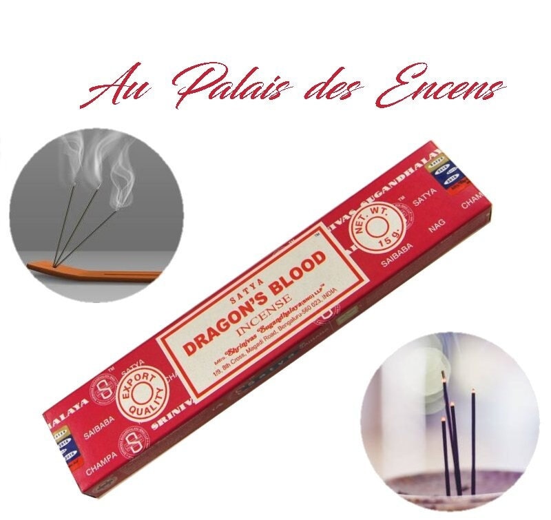 Bâtons Encens Satya Sang de Dragon Pour Vos Séances de Méditation , Relaxation Chasser Les Énergies 