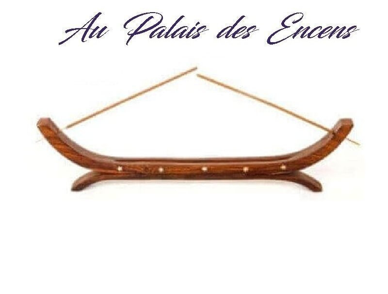 Porte Encens Bâton Forme Pirogue
