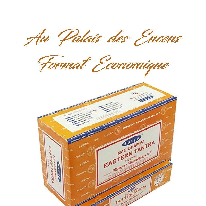 12 Étuis de Bâtons Encens Satya Tantra Oriental Pour Vos Séances Méditation , Relaxation Chasser Les