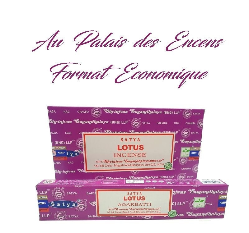12 Étuis de Bâtons Encens Satya Lotus Pour Vos Séances Méditation , Relaxation Chasser Les Énergies