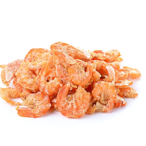 Fresh Premium Grade Dried Peeled Baby Shrimp Medium Size 3 Oz (85 grams)