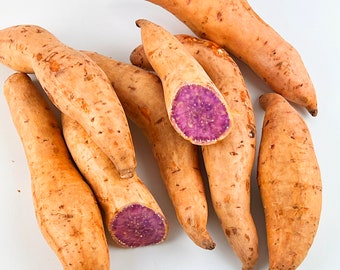 Okinawan Purple Sweet Potatoes Okinawa Hawaii Yam Potato Tubers 2023 (Not for Planting)