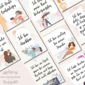 Mama-Affirmationen, 20 Karten für mehr Gelassenheit und Selbstliebe im Alltag mit Kindern