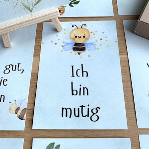 Positive Affirmationen für Kinder, 16 Affirmationskarten mit positiven Glaubenssätzen, Stärkung Selbstbewusstsein, Achtsamkeitskarten Kinder